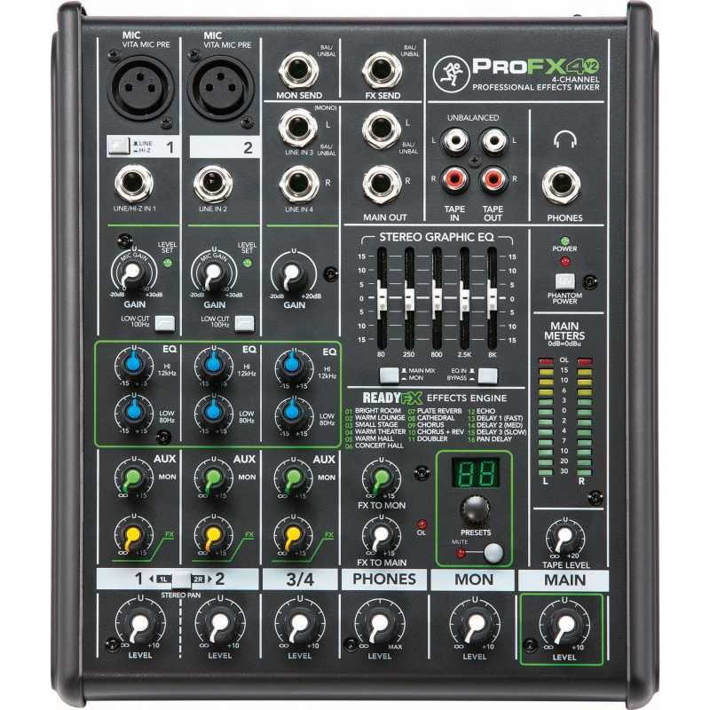 Mackie Pro Fx4 V2 Mixer 4 Canali