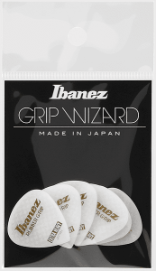 Ibanez Set of  6 Picks Rubber Grip Extra Heavy White