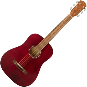 Fender Fa15 Chitarra Acustica 3/4 Red