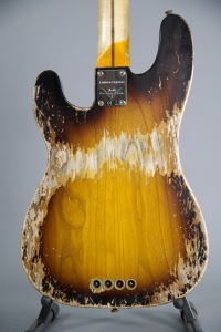 Fender 1951 Precision Bass Super Heavy Relic 2 Color Sunburst