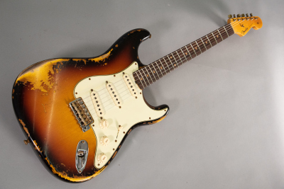 Fender custom shop 1960 Stratocaster Heavy Relic Faded Aged 3 Color Sunburst