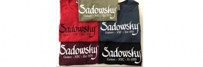 SADOWSKY PRINTED LOGO T-SHIRT INDIGO BLUE LARGE