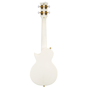 Cascha Ukulele Concerto in Carbonio Pack White con Borsa Tracolla e Plettri