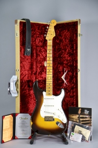 Fender Custom Shop Stratocaster Fat 50 Relic Wide Fade Chocolate 2Color Sunburst