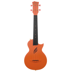 Cascha Ukulele Concerto in Carbonio Pack Orange con Borsa Tracolla e Plettri