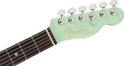 Fender American Ultra Luxe Telecaster Rw Transparent Surf Green