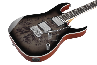 Ibanez GRG220PA1 Transparent Brown Black Burst Chitarra Elettrica