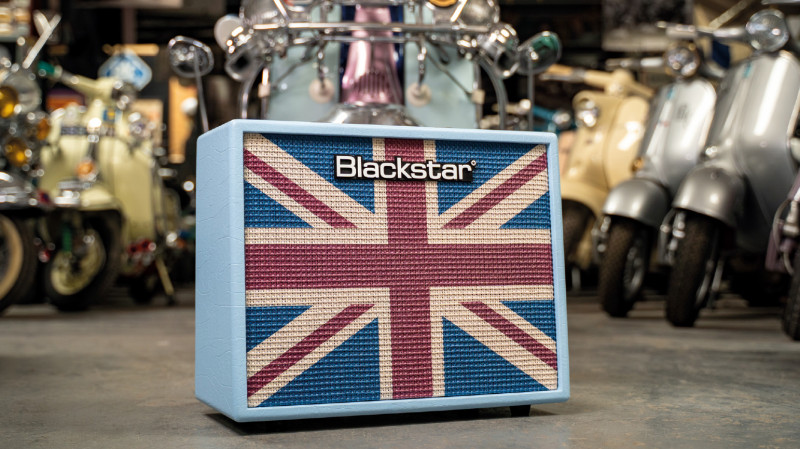 Blackstar Debut 50R Baby Blue Union Flag