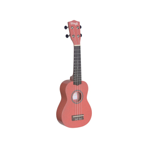 Stagg Soprano ukulele in black nylon gigbag
