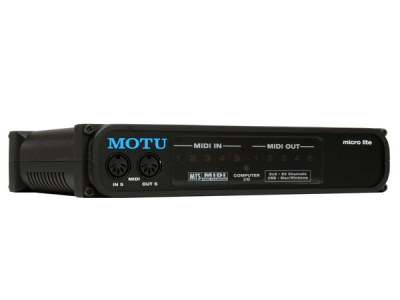 Motu Microlite Interfaccia Midi Usb 5 In  5 Out