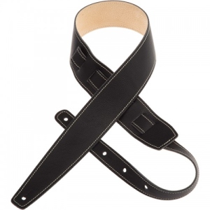 Magrabo Leather Guitar and Bass Strap Holes HS Entry Black 8 cm