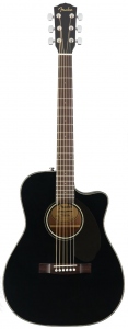 Fender Cc-60Sce Black Chitarra Acustica Elettrificata