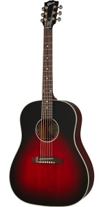Gibson Slash J45 Acoustic Electric Vermillion Burst