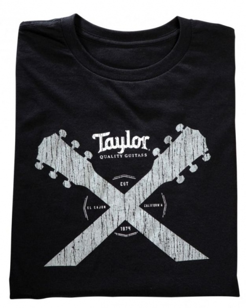 Taylor Ware Double Neck T- Shirt Black Xl