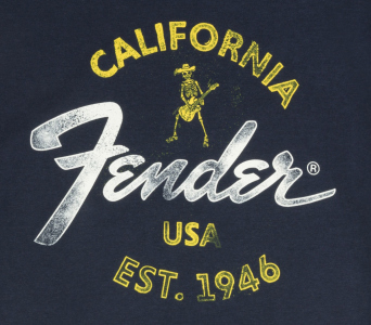 Fender Baja Blue T-Shirt Blue XX-Large