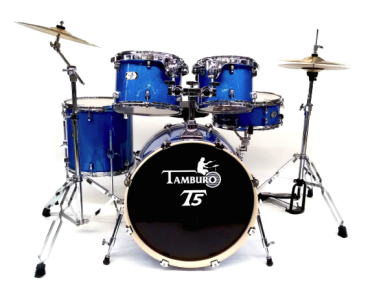 Tamburo Batteria Serie T5 5 Pezzi Blue Sparkle