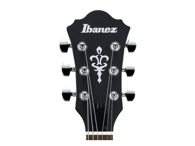 Ibanez Af55-Tkf Chitarra Semiacustica Transparent Black Flat