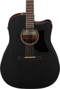 Ibanez AAD190CEWKH Open Pore Black Chitarra Acustica Elettrificata