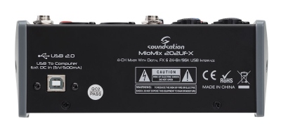 Soundsation Miomix 202Ufx Mixer Audio Professionale