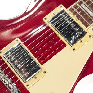 Tokai LP Style Flame See Through Red