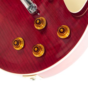 Tokai LP Style Flame See Through Red