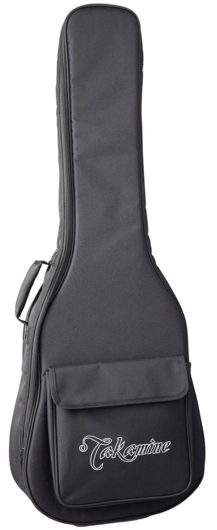 Takamine Dreadnought 12 Cutaway Elettrificata Black con Borsa