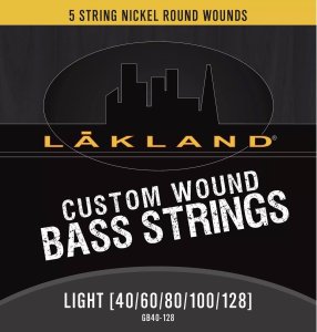 Lakland Custom Wound Nickel 5 Corde 040-128