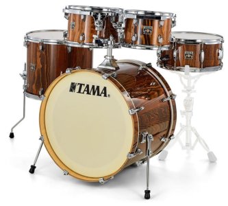 Tama Superstar Classic Drum Kit Gloss Java Lacebark Pine 5 Pz. con Hardware