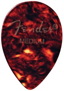 Fender Classic Celluloid Picks 358 Shape 12 Pack Medium