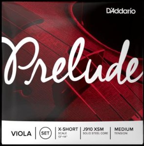 D'Addario J910 Xsm Prelude Muta Per Viola Extra Short