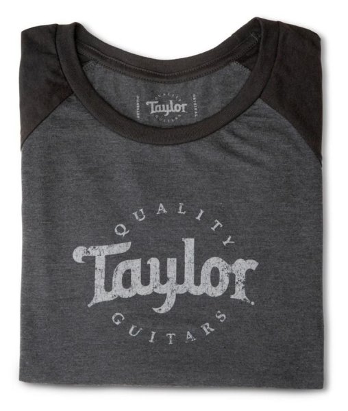 Taylor Ladies Baseball T Black Small