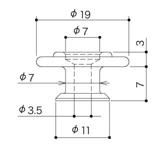 Gotoh Rb30CK Abbassacorde per Basso Black Chrome 7,0MM