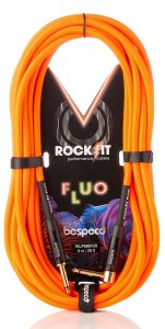 Bespeco Cavo Fluo Giallo Strumenti Jack Mono Jack Mono Mt 4,5 Dritto - Pipa