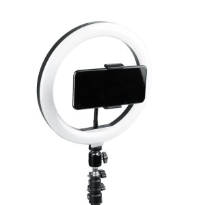 Gator Frameworks GFW-RINGLIGHTTRIPD Ring Light con treppiede e supporto per smartphone