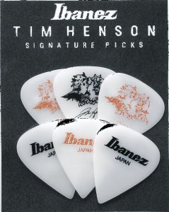 Ibanez P1000THC1 Tim Henson Signature Plectrums Set 6 Pz Spessore 1,10 mm