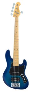 FGN Mighty J JMJ5 Ash Maple See Through Blue Burst