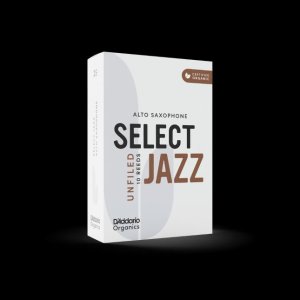 D'Addario 10 Ance Sax Alto Organic Select Jazz 2 Medium Unfiled