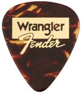 Fender Wrangler Celluloid Picks Plettri Spessore 0,71 Set 8 Pz