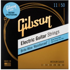 Gibson Brite Wire Reinforced Muta per Chitarra Elettrica Nickel Plated 11-50