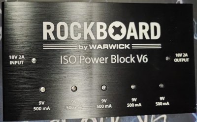 Rockboard Power Block Iso 6 Alimentatore per Pedali