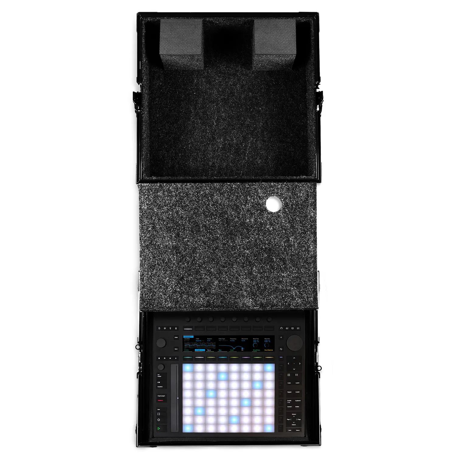 Udg U91091bl - ultimate flight case ableton push 3 black plus (l)