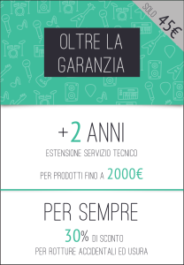 Your Music Estensione Di Garanzia 2 Anni X Prodotti Fino A € 2000