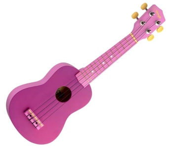 Stagg Us-Violet Ukulele Soprano Viola con Borsa in Nylon