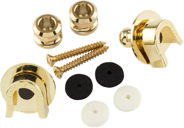 Fender Security Strap Locks Gold