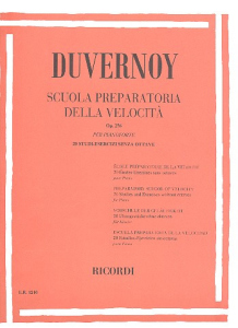 Duvernoy - Scuola preparatoria della velocità - Op.276 per pianoforte 