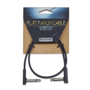 Rockboard Rbo Cavo Flat Patch Cable 45 Cm Black