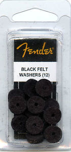 Fender Strap Button Felt Washers 12 Pz