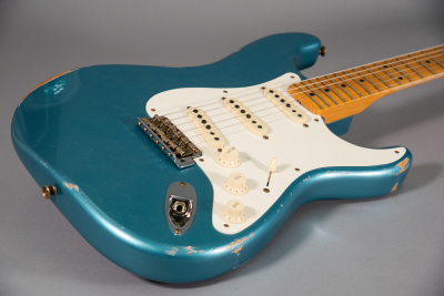 Fender Custom Shop 57 Stratocaster Relic Faded Aged Ocean Turquoise