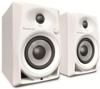 Pioneer Dj DM-40-W 4" Monitor Speakers (Pair) - White