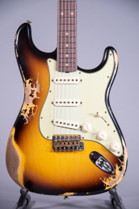 Fender Custom Shop 61 Stratocaster Heavy Relic 3 Color Sunburst